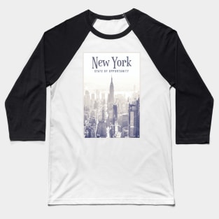 New York - State of Opportunity Baseball T-Shirt